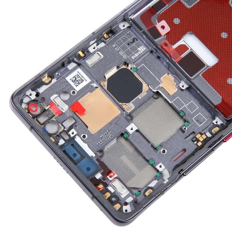 For Huawei Mate 40 Pro Front Housing LCD Frame Bezel Plate(Black)