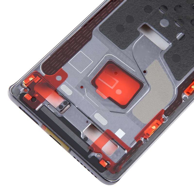 For Huawei Mate 40 Pro Front Housing LCD Frame Bezel Plate(Black)