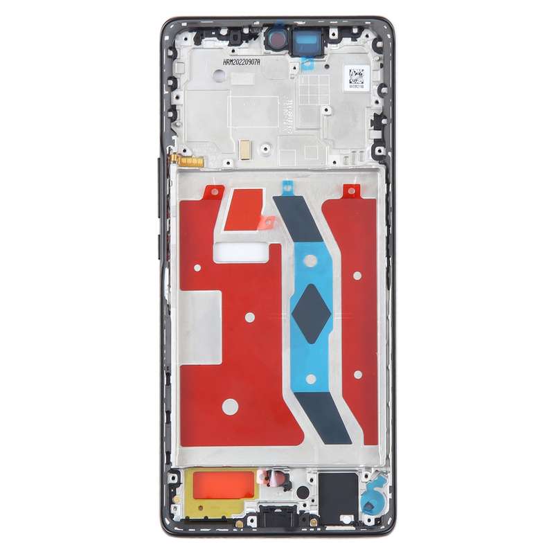For Honor X40 Front Housing LCD Frame Bezel Plate(Black)
