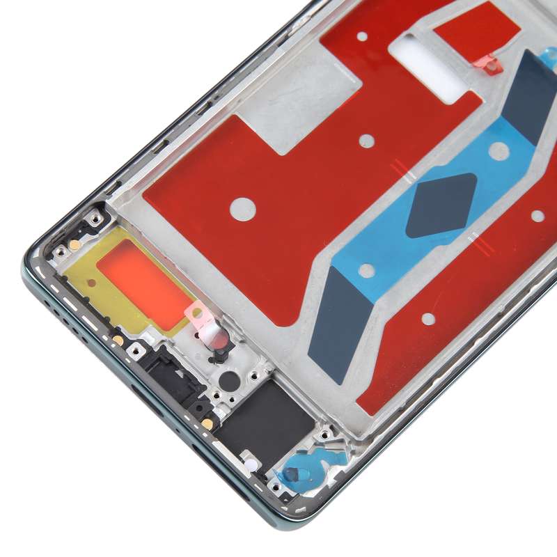 For Honor X40 Front Housing LCD Frame Bezel Plate(Black)