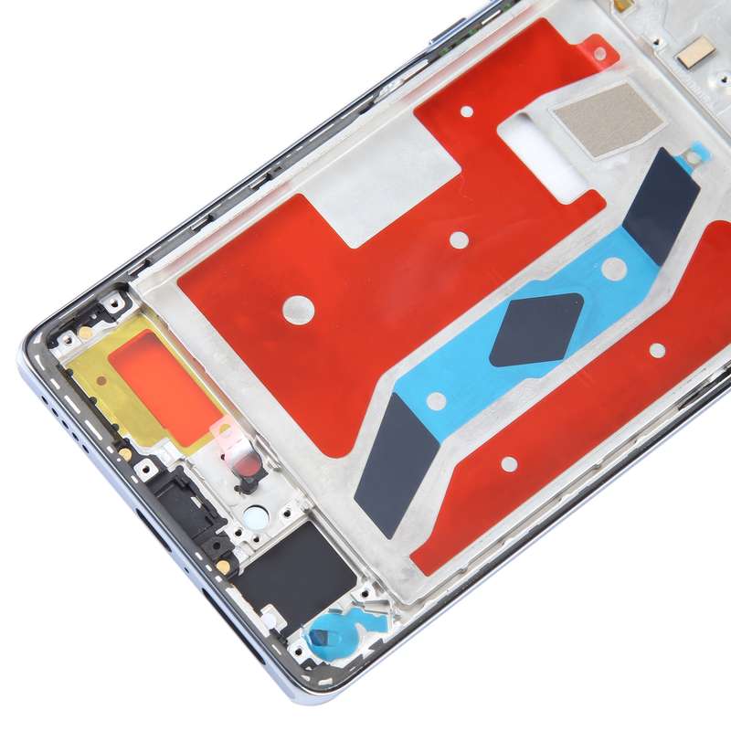 For Honor X40 Front Housing LCD Frame Bezel Plate(Black)