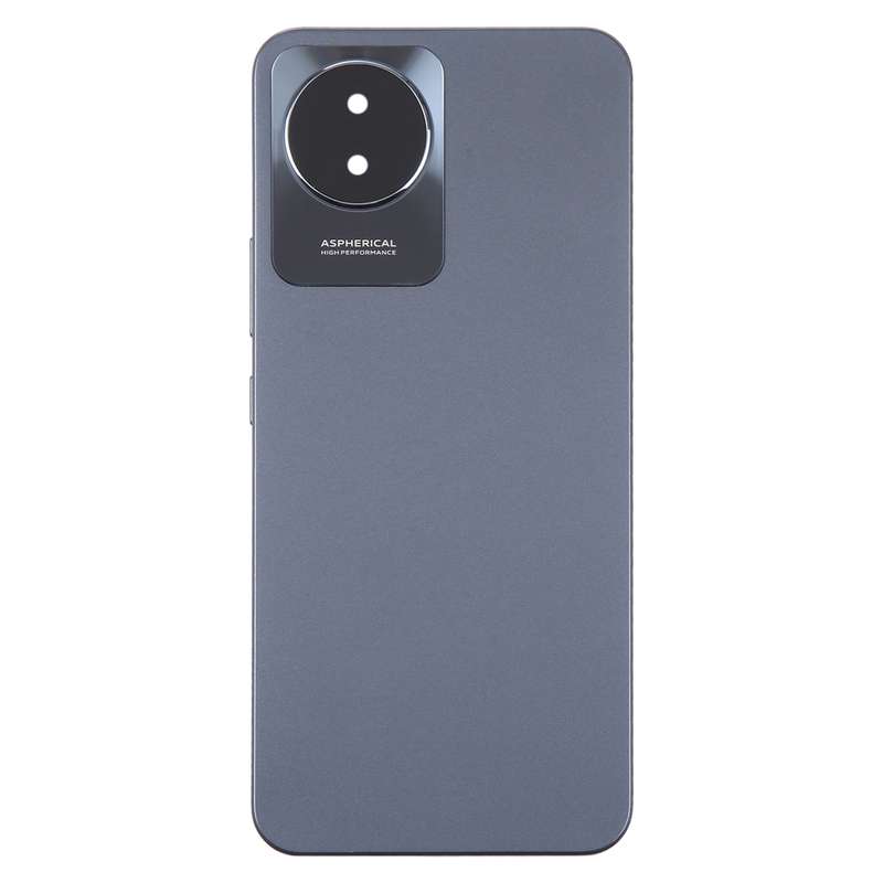 For vivo Y02 Original Battery Back Cover with Camera Lens Cover(Black)
