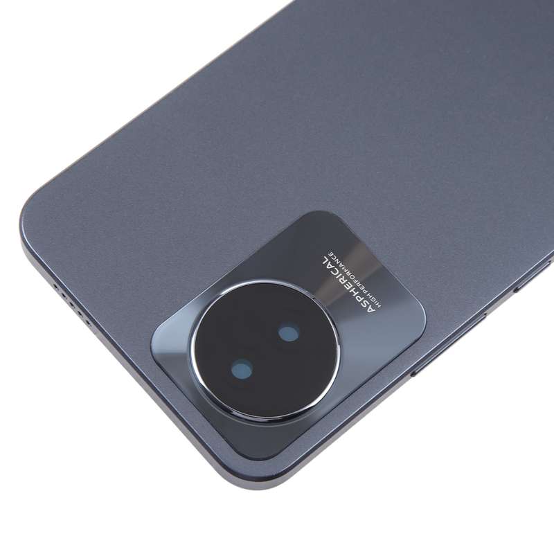 For vivo Y02 Original Battery Back Cover with Camera Lens Cover(Black)