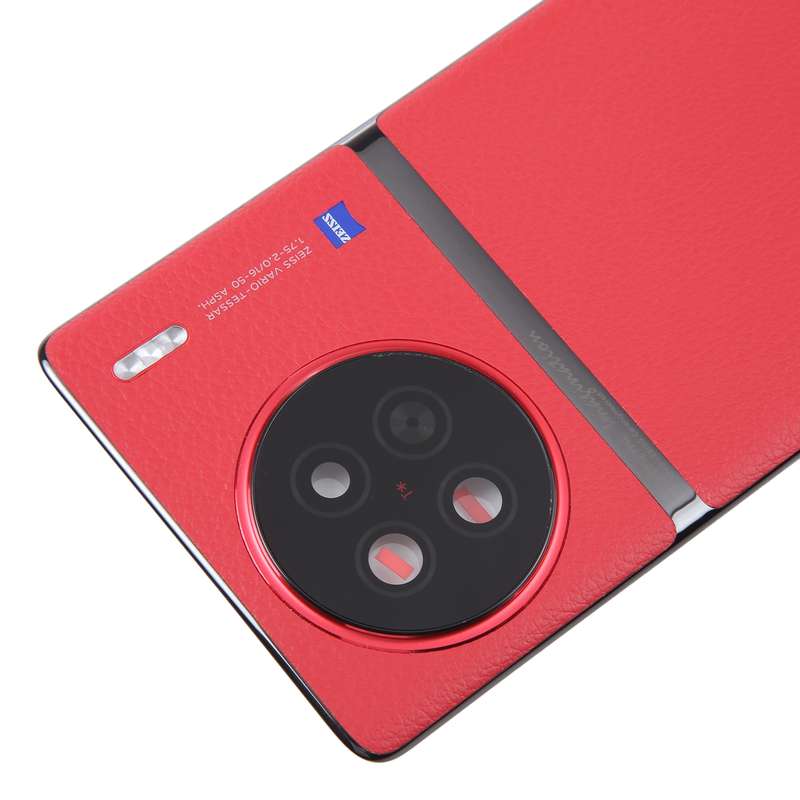 For vivo X90 Original Battery Back Cover with Camera Lens Cover(Red)