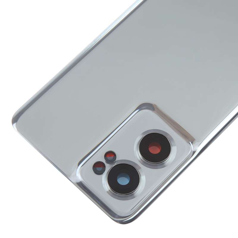 For OnePlus Nord CE 2 5G Original Battery Back Cover with Camera Lens Cover(Silver)