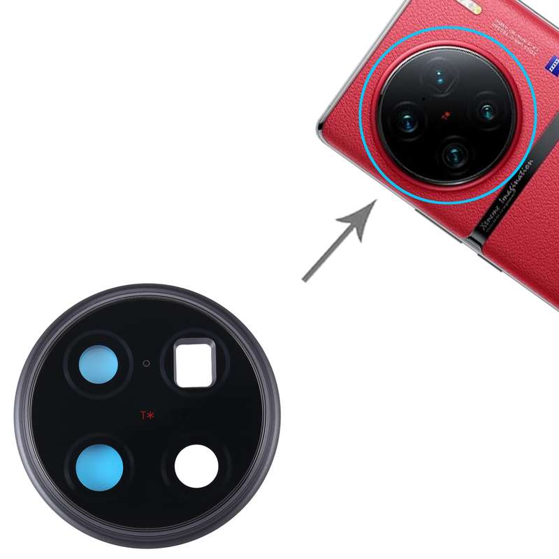 For vivo X90 Pro+ Original Camera Lens Cover (Black)
