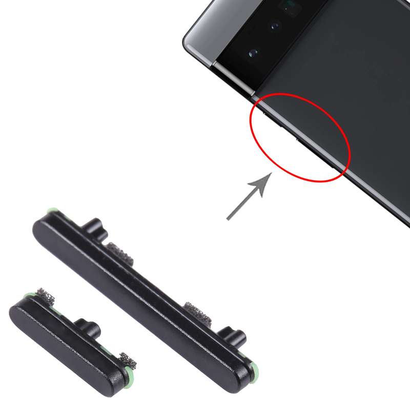 For Google Pixel 6 Pro Original Power Button + Volume Button Control Button (Black)