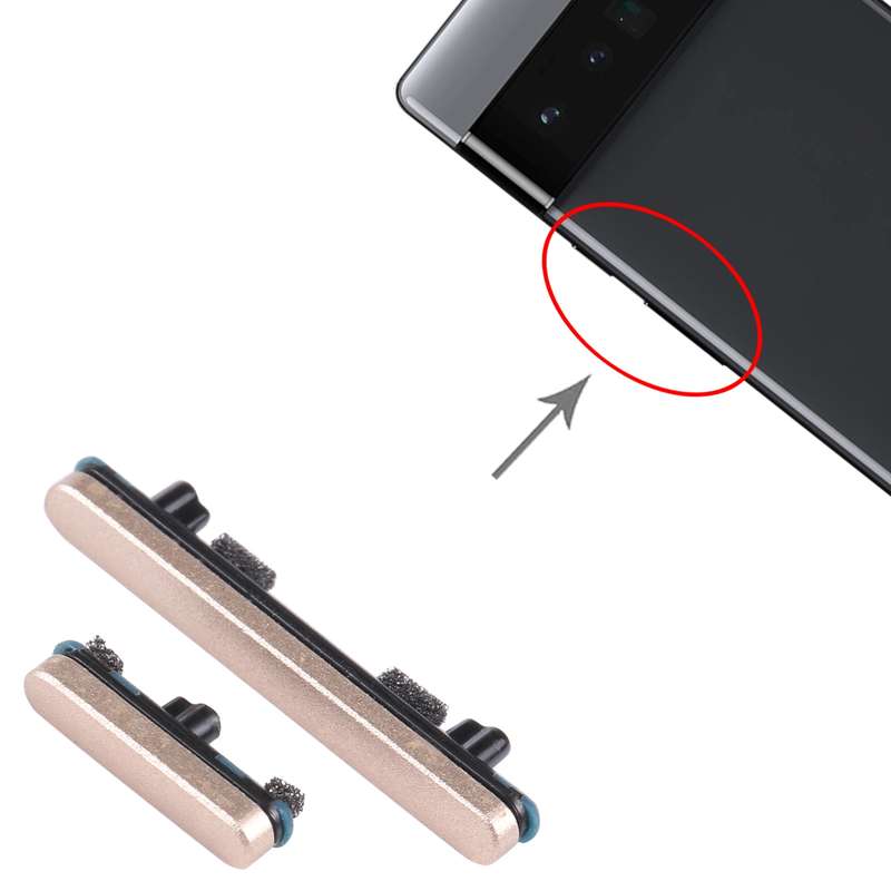 For Google Pixel 6 Pro Original Power Button + Volume Button Control Button (Black)