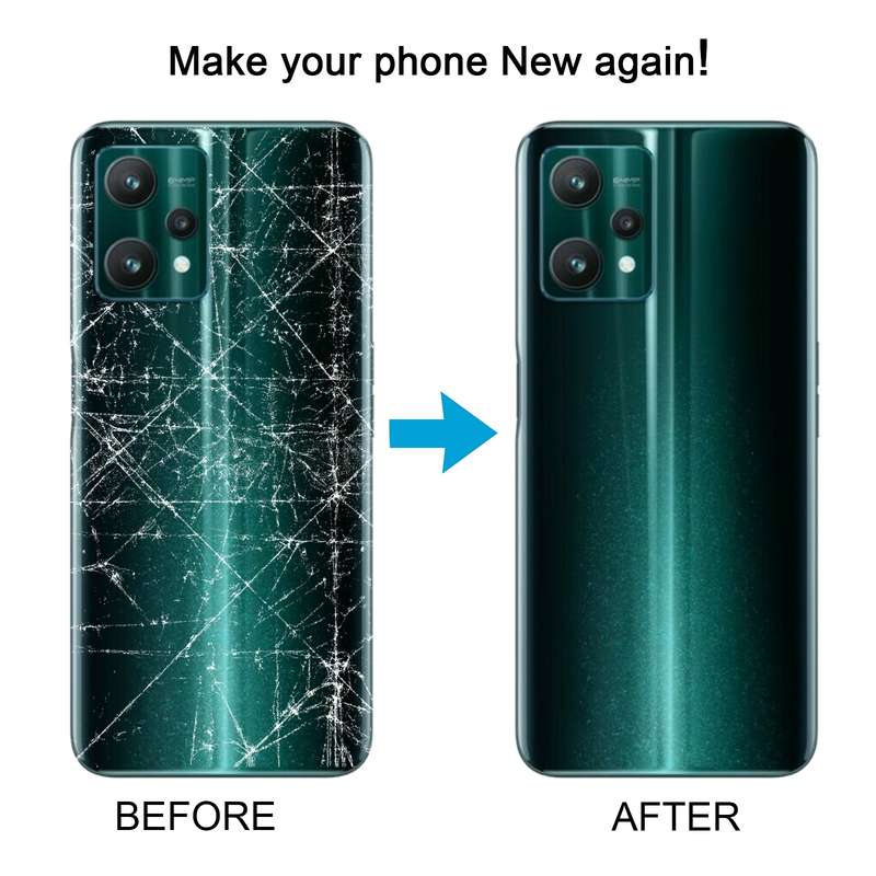 For Realme 9 Pro Original Battery Back Cover with Camera Lens Cover(Green)