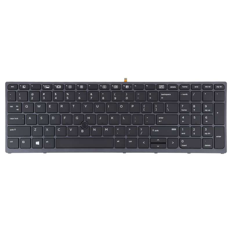 For HP ZBOOK 15 G3 17 G3 US Version Keyboard with Backlight and Pointing