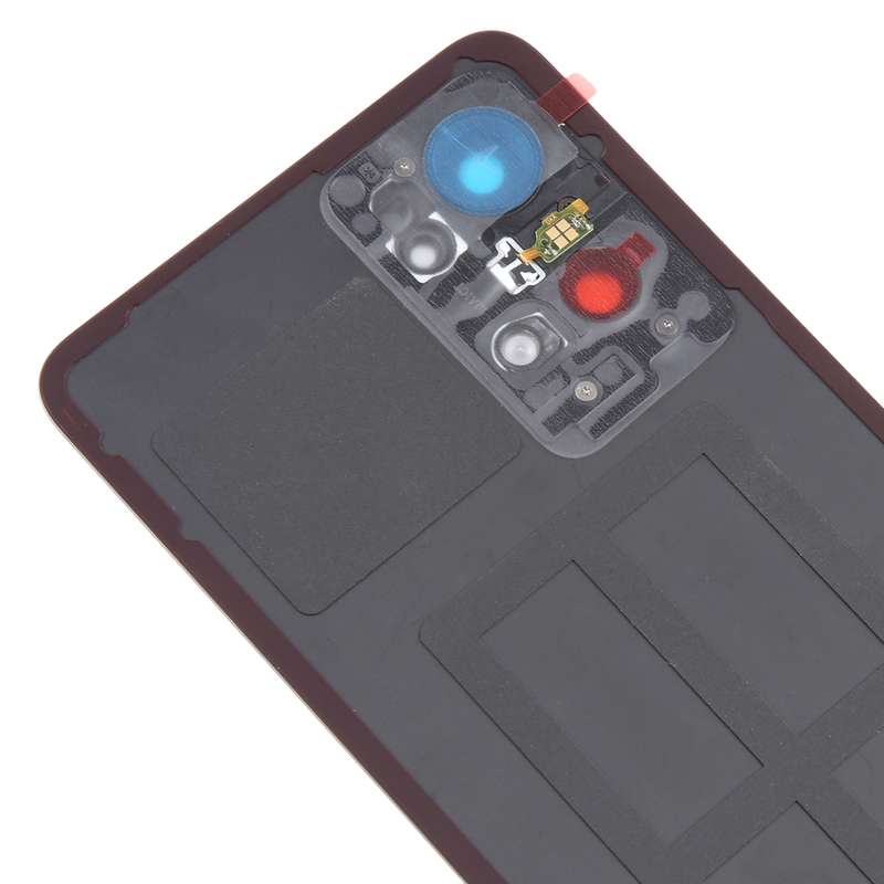 For OPPO Reno7 Pro Original Battery Back Cover with Camera Lens Cover(Blue)