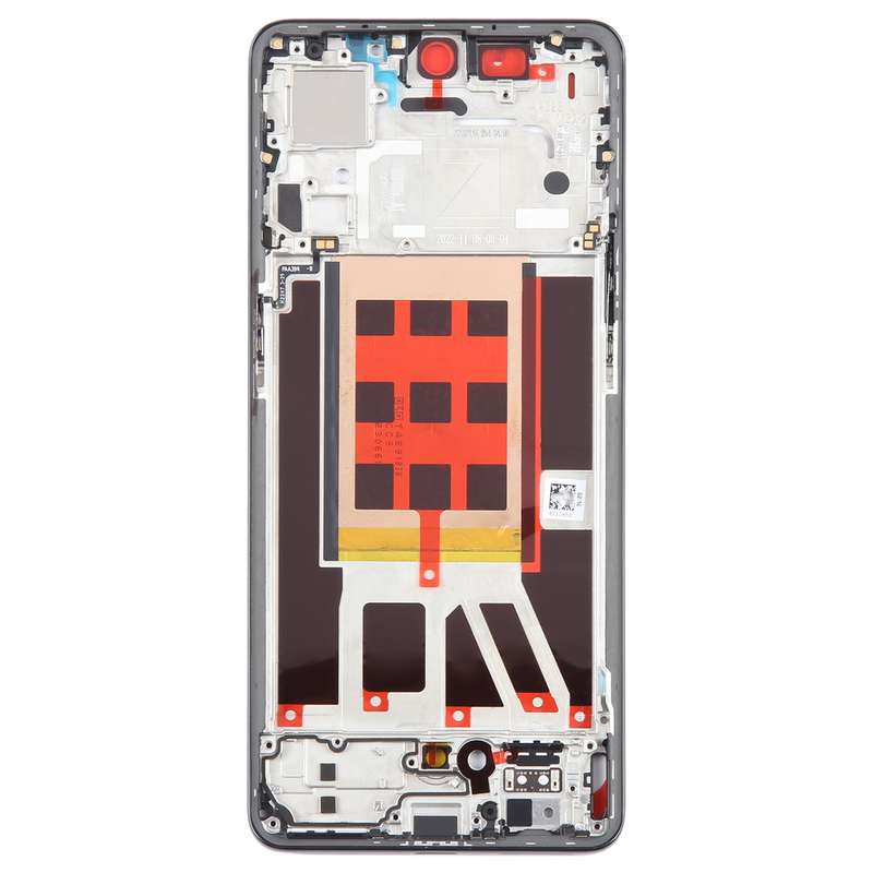 For OPPO Reno9 Pro Original Front Housing LCD Frame Bezel Plate (Black)