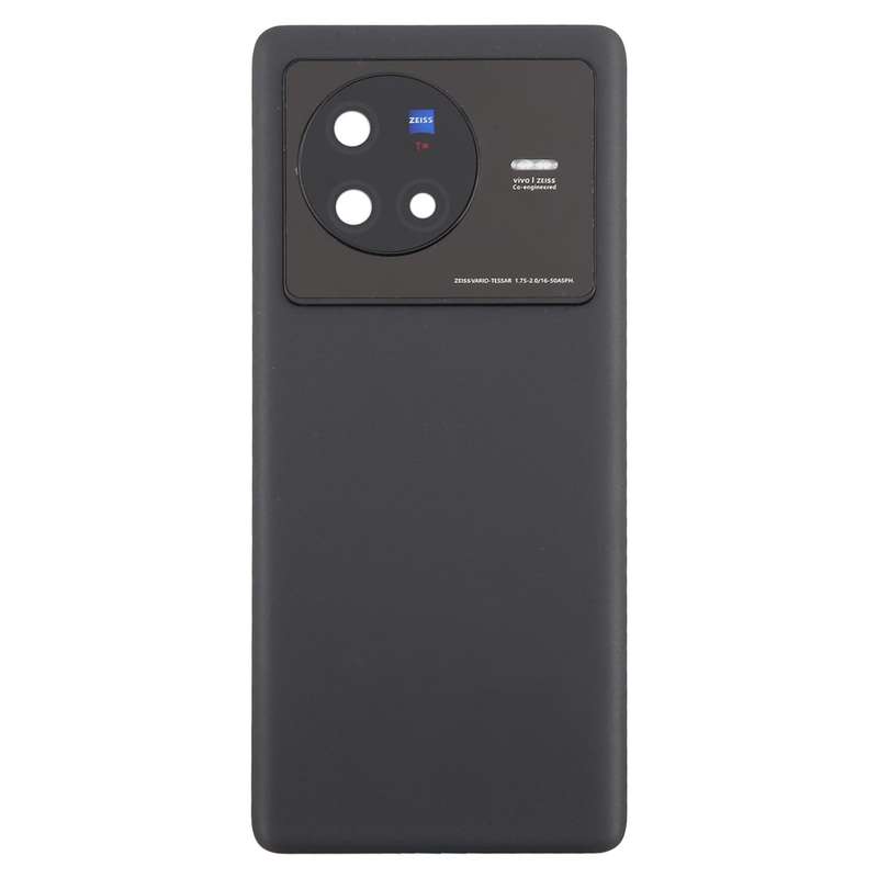 For vivo X80 Original Battery Back Cover (Black)