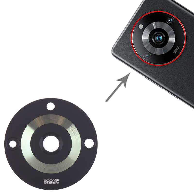 10 PCS Back Camera Lens for Realme 11 Pro+ (Black)