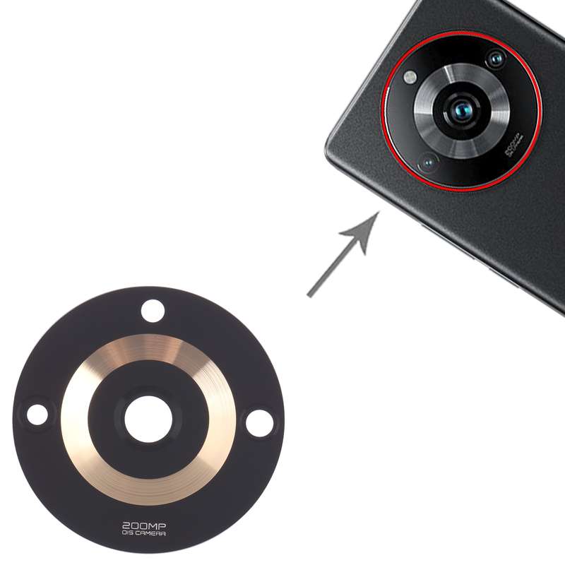 10 PCS Back Camera Lens for Realme 11 Pro+ (Black)