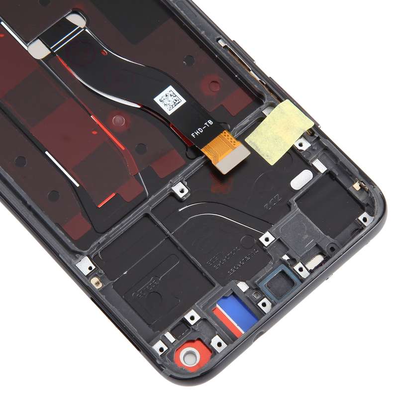 For Honor View 20 Original LCD Screen Digitizer Full Assembly with Frame (Black)