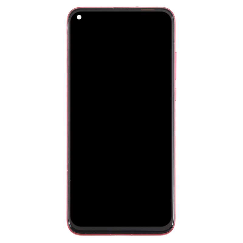For Honor View 20 Original LCD Screen Digitizer Full Assembly with Frame (Black)