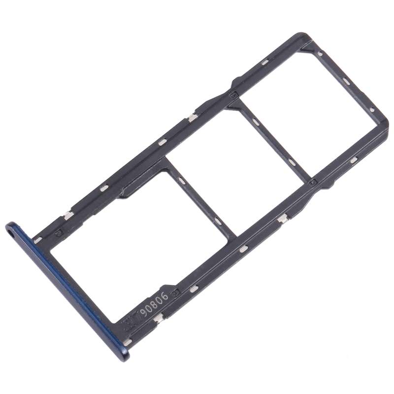 For Motorola Moto G7 Play SIM Card Tray + SIM Card Tray + Micro SD Card Tray (Purple)