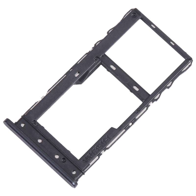 For Motorola Moto G 2022 SIM Card Tray + Micro SD Card Tray (Black)