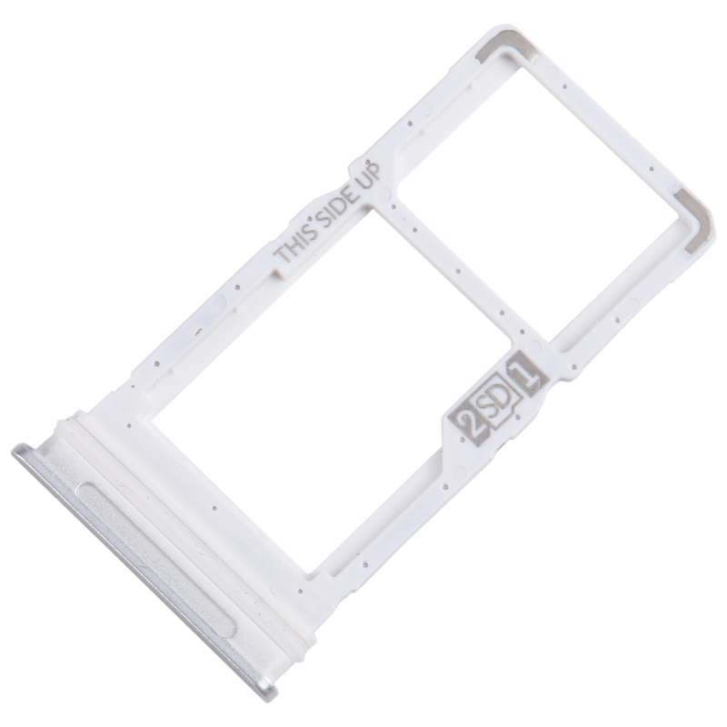 For Motorola One 5G Ace SIM Card Tray + Micro SD Card Tray (Black)