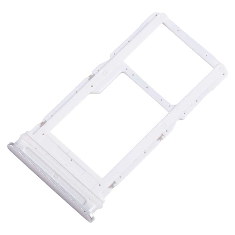 For Motorola One 5G Ace SIM Card Tray + Micro SD Card Tray (Black)