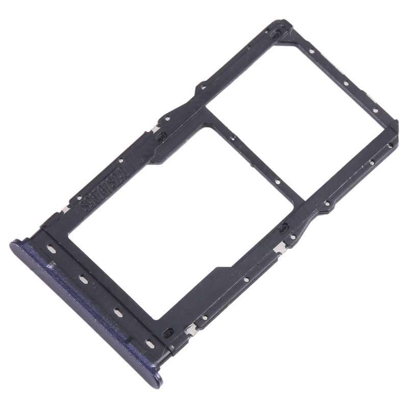 For Motorola Moto G Pure SIM Card Tray + Micro SD Card Tray (Black)