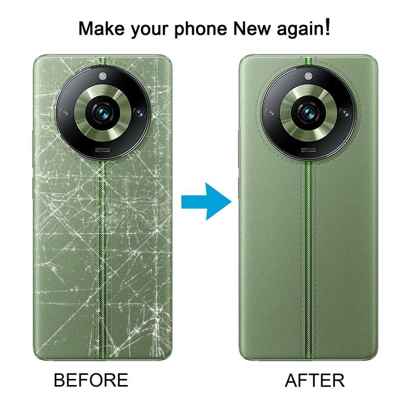 For Realme 11 Pro+ Original Battery Back Cover with Camera Lens Cover(Green)