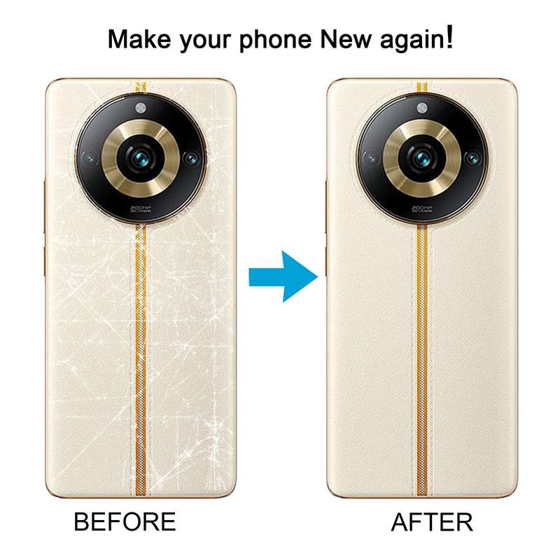 For Realme 11 Pro+ Original Battery Back Cover with Camera Lens Cover(Black)