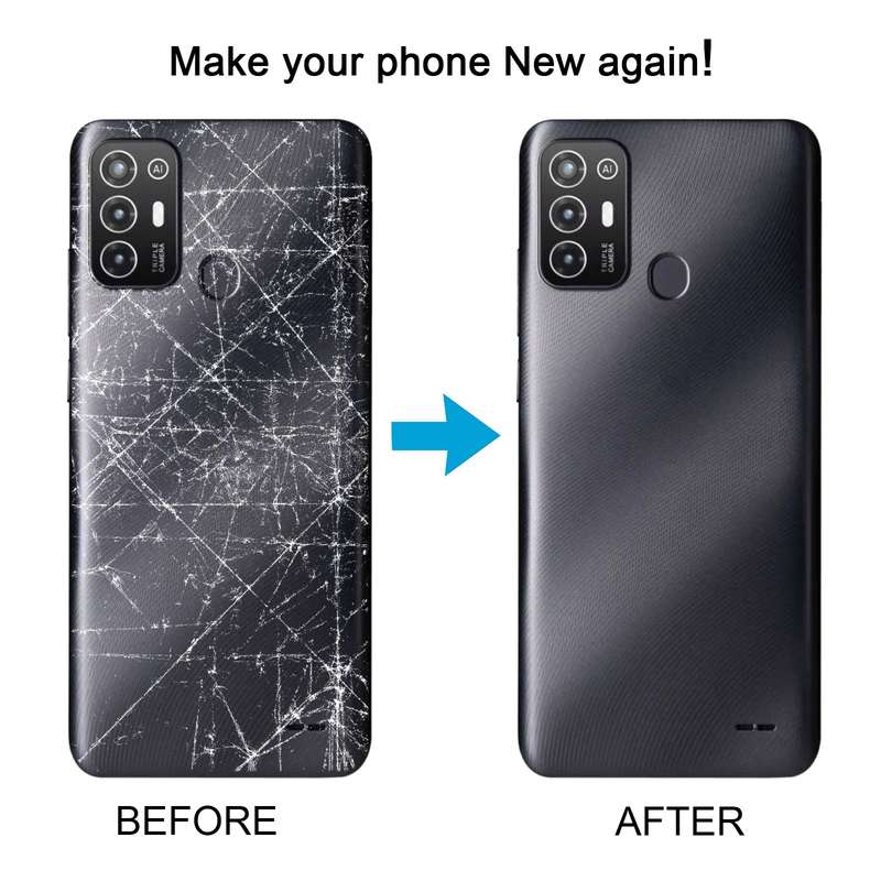 For ZTE Blade A52 Battery Back Cover(Grey)