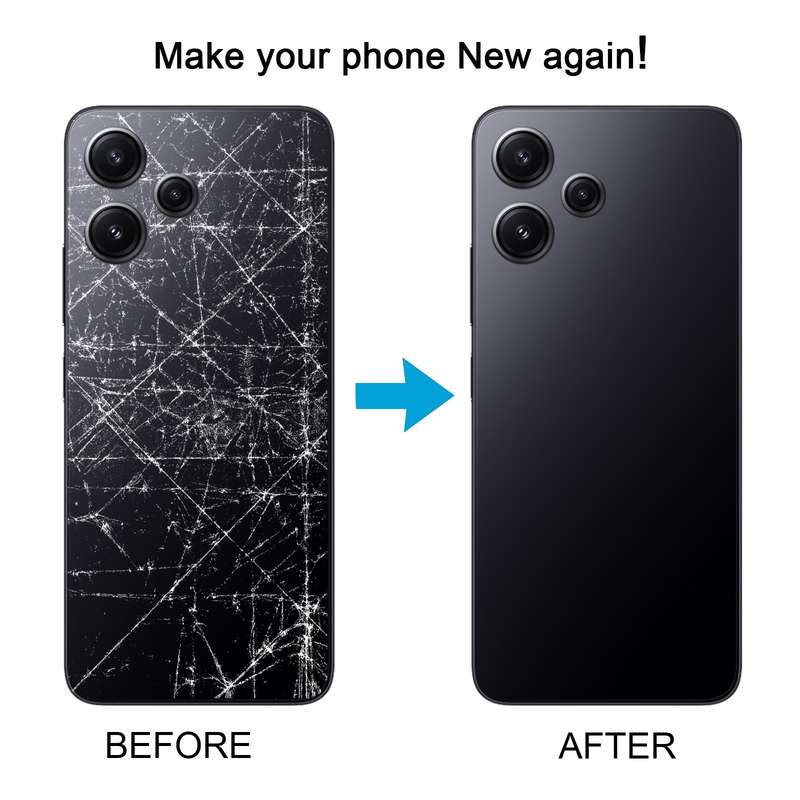 For Xiaomi Redmi Note 12R Original Battery Back Cover(Black)
