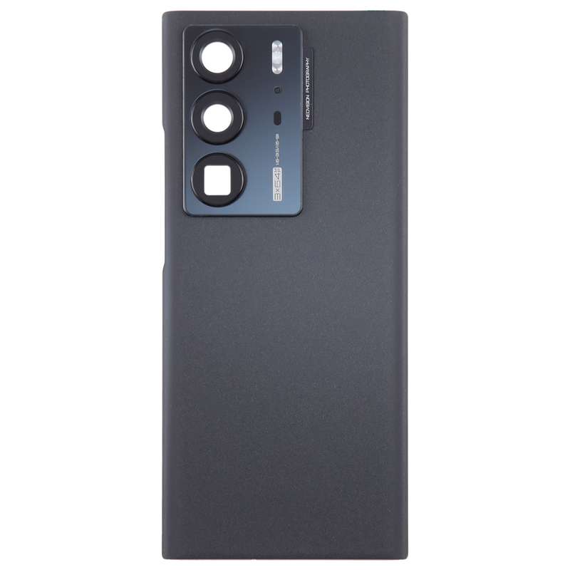 For ZTE Axon 40 Ultra A2023P Battery Back Cover with Camera Lens Cover(Black)