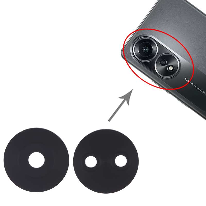 For OPPO Reno8 Z 5G Original Camera Lens Cover (Black)