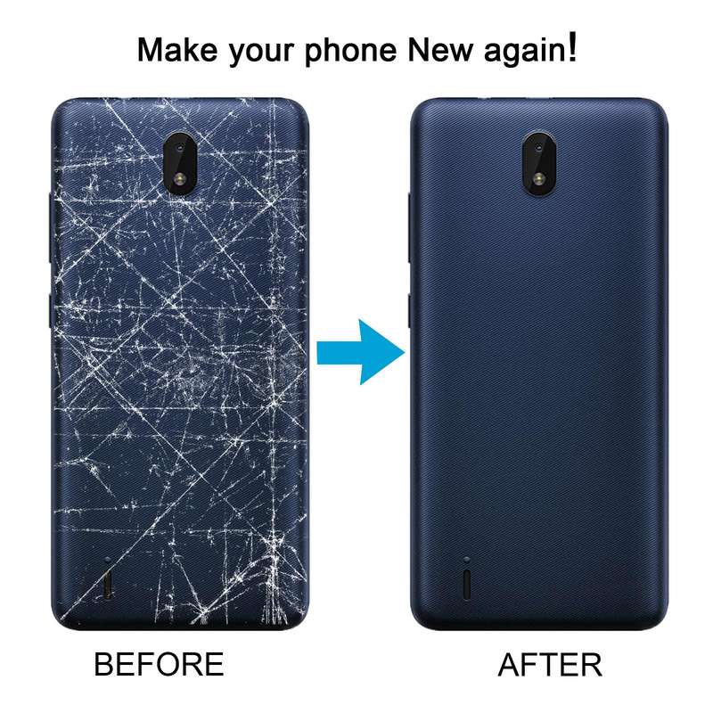 For Nokia C01 Plus Original Battery Back Cover(Purple)