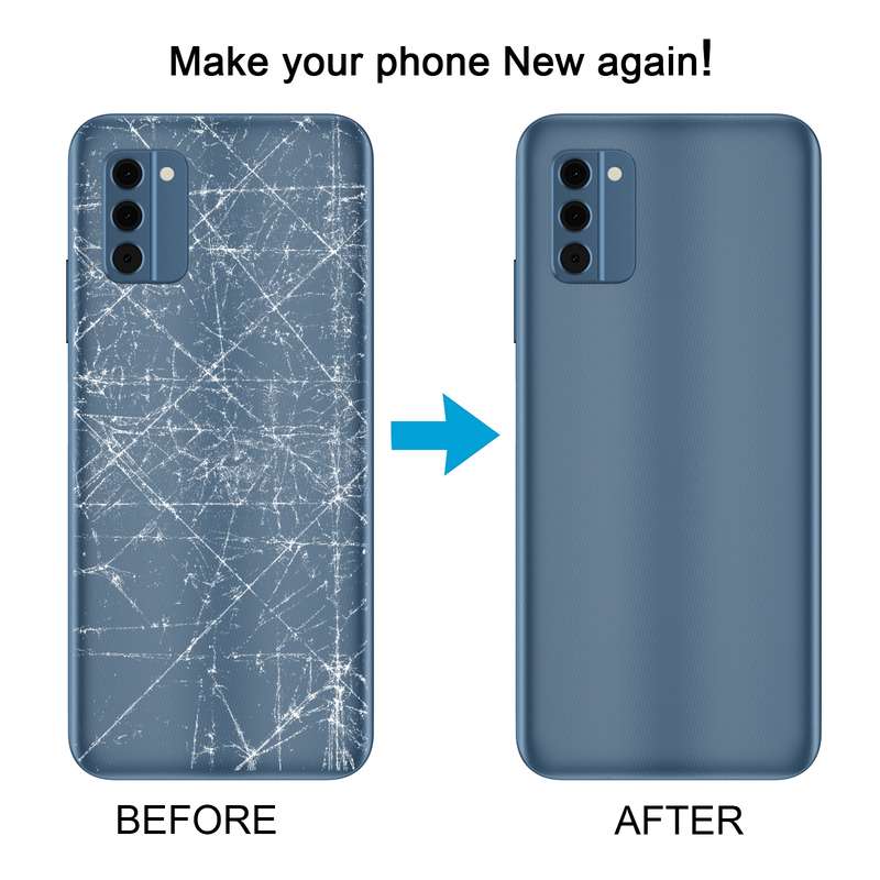 For Nokia C300 Original Battery Back Cover(Blue)