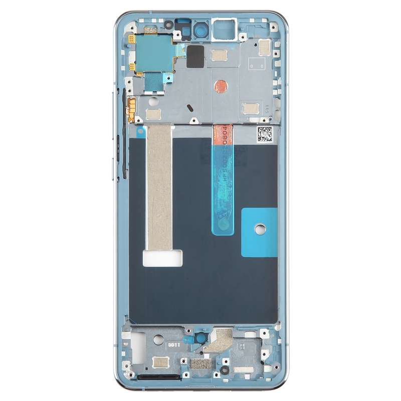 For Nokia X30 Original Front Housing LCD Frame Bezel Plate (Silver)