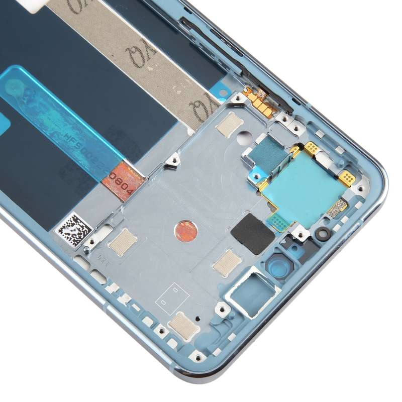 For Nokia X30 Original Front Housing LCD Frame Bezel Plate (Silver)