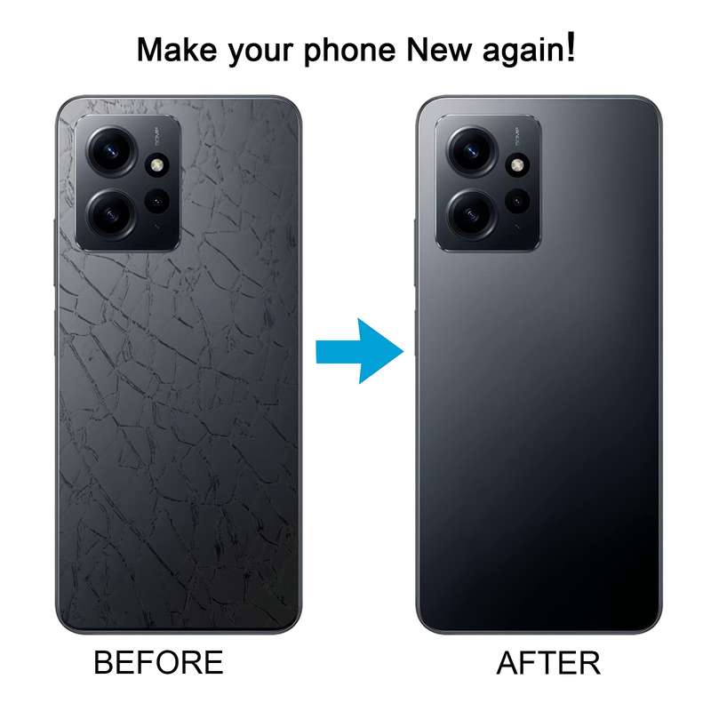 For Xiaomi Redmi 12 4G OEM Glass Material Battery Back Cover(Blue)