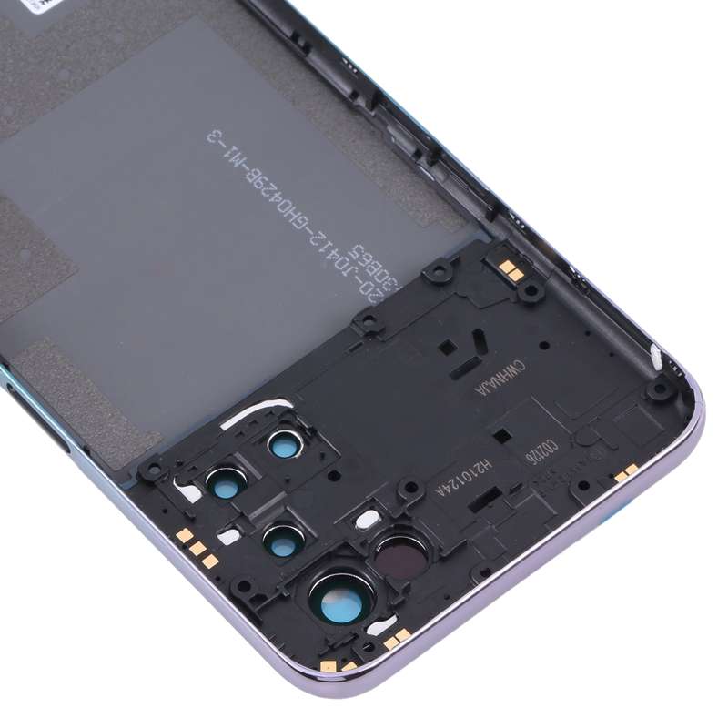 For OPPO A93 5G Battery Back Cover with Middle Frame(Black)