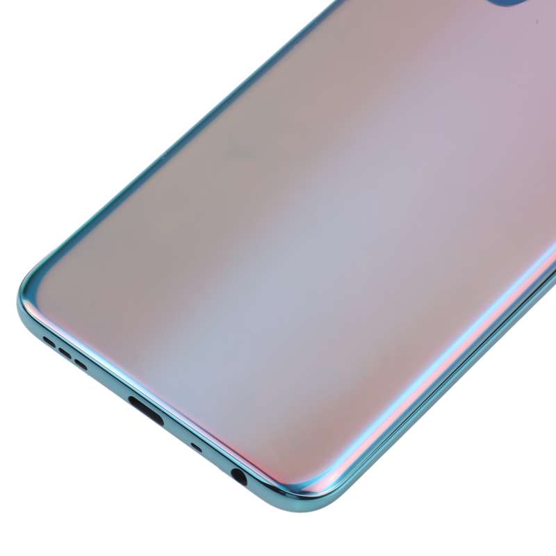 For OPPO A93 5G Battery Back Cover with Middle Frame(Black)
