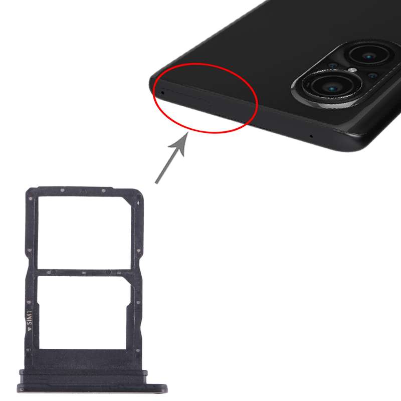 For Huawei Nova 9 SE 5G SIM + SIM Card Tray (Black)