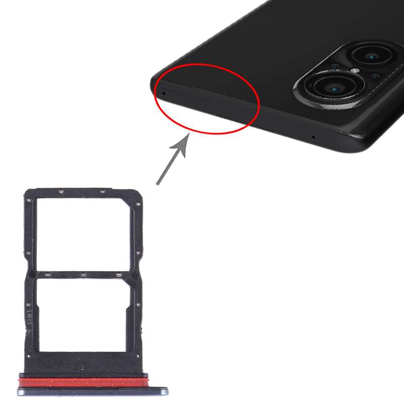 For Huawei Nova 9 SE 5G SIM + SIM Card Tray (Black)