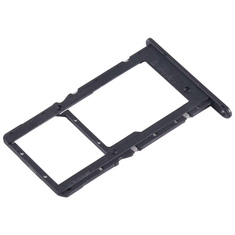 For Huawei Enjoy 60Z SIM + SIM / Micro SD Card Tray (Black)