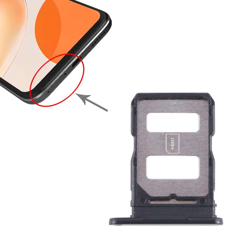 For Huawei Enjoy 60X SIM Card Tray (Black)