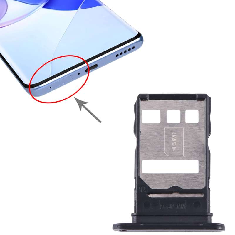 For Huawei Nova 9Z 5G SIM Card Tray (Black)