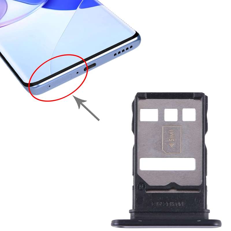 For Huawei Nova 9Z 5G SIM Card Tray (Black)
