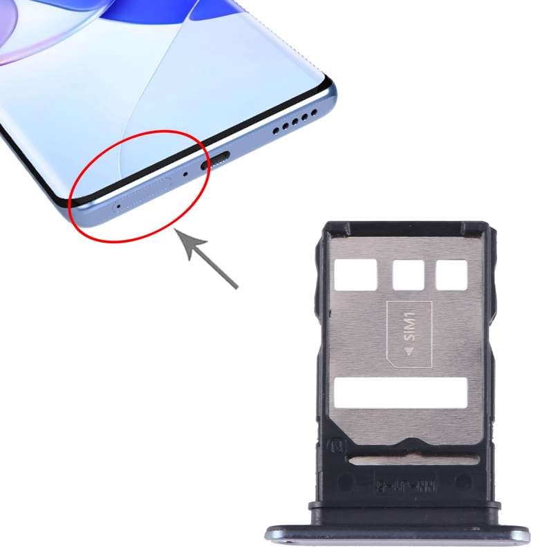 For Huawei Nova 9Z 5G SIM Card Tray (Black)