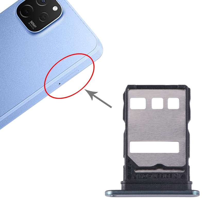 For Huawei Enjoy 50 Plus SIM Card Tray (Black)