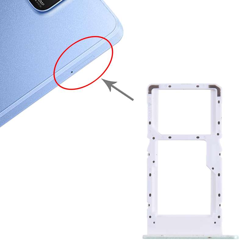 For Huawei Enjoy 50Z SIM + SIM / Micro SD Card Tray (Black)