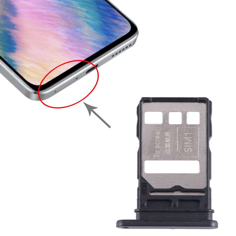 For Huawei Nova 10 SE SIM + SIM Card Tray (Black)