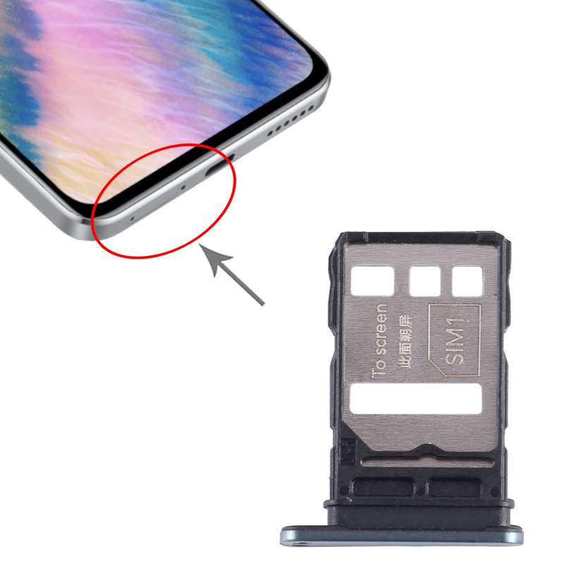 For Huawei Nova 10 SE SIM + SIM Card Tray (Black)